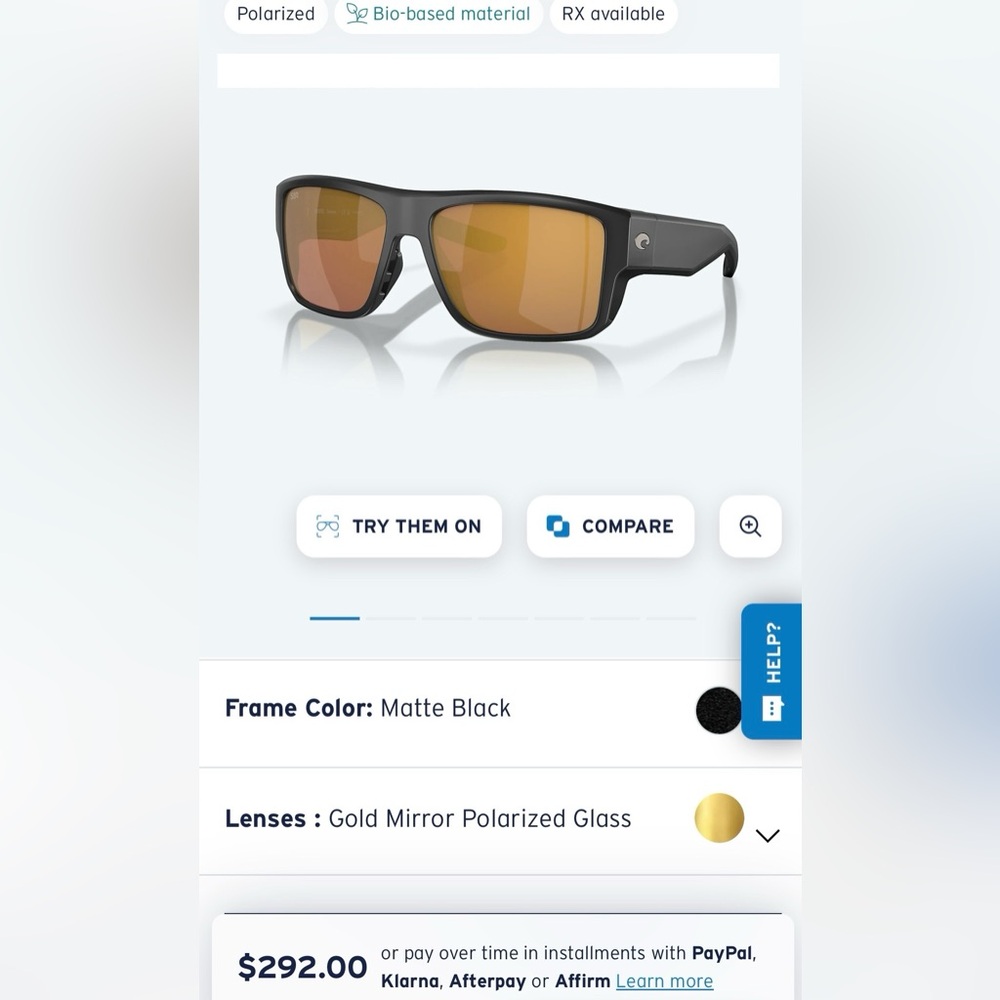 NEW Costa Taxman Polarized sunglasses